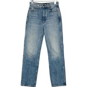 Khaite Mid-Rise Straight Leg Jeans NWT